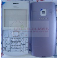 CARCAÇA NOKIA X2-01 LILÁS C/ BRANCO PRIMEIRA LINHA